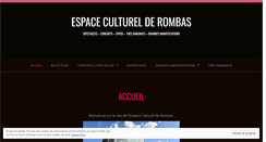 Desktop Screenshot of espace-culturel-rombas.com
